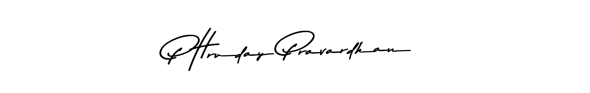 Make a beautiful signature design for name P Hruday Pravardhan. Use this online signature maker to create a handwritten signature for free. P Hruday Pravardhan signature style 9 images and pictures png