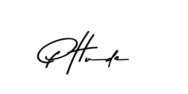 if you are searching for the best signature style for your name P Hude. so please give up your signature search. here we have designed multiple signature styles  using Asem Kandis PERSONAL USE. P Hude signature style 9 images and pictures png