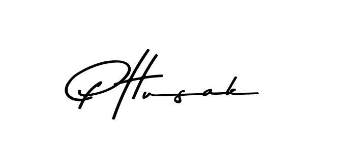 Make a beautiful signature design for name P Husak. With this signature (Asem Kandis PERSONAL USE) style, you can create a handwritten signature for free. P Husak signature style 9 images and pictures png