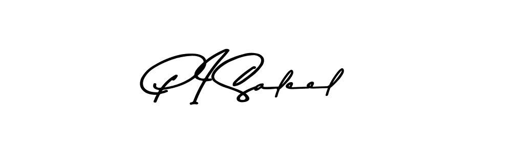 Similarly Asem Kandis PERSONAL USE is the best handwritten signature design. Signature creator online .You can use it as an online autograph creator for name P I Saleel. P I Saleel signature style 9 images and pictures png