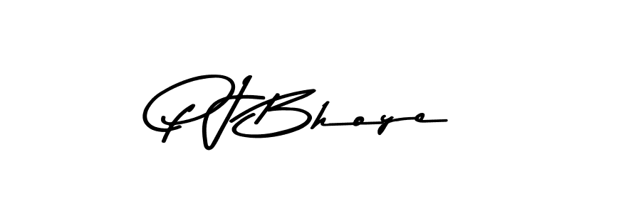 P J Bhoye stylish signature style. Best Handwritten Sign (Asem Kandis PERSONAL USE) for my name. Handwritten Signature Collection Ideas for my name P J Bhoye. P J Bhoye signature style 9 images and pictures png