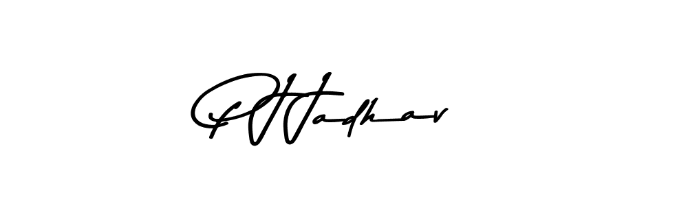 Use a signature maker to create a handwritten signature online. With this signature software, you can design (Asem Kandis PERSONAL USE) your own signature for name P J Jadhav. P J Jadhav signature style 9 images and pictures png