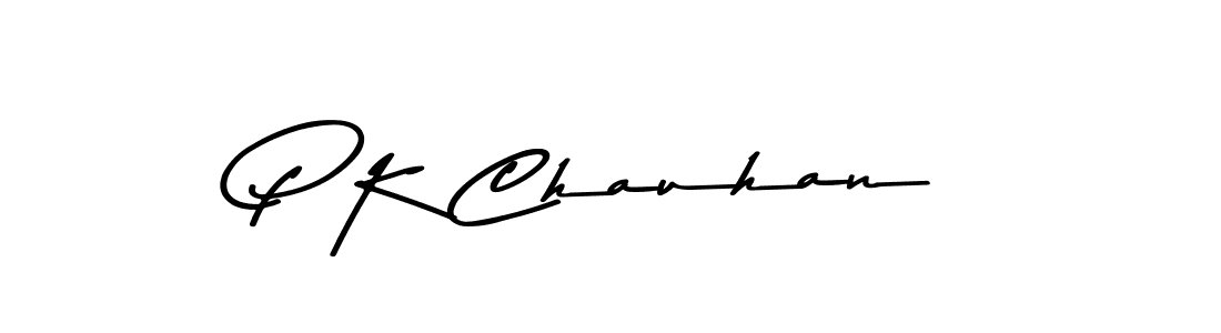 How to make P K Chauhan signature? Asem Kandis PERSONAL USE is a professional autograph style. Create handwritten signature for P K Chauhan name. P K Chauhan signature style 9 images and pictures png