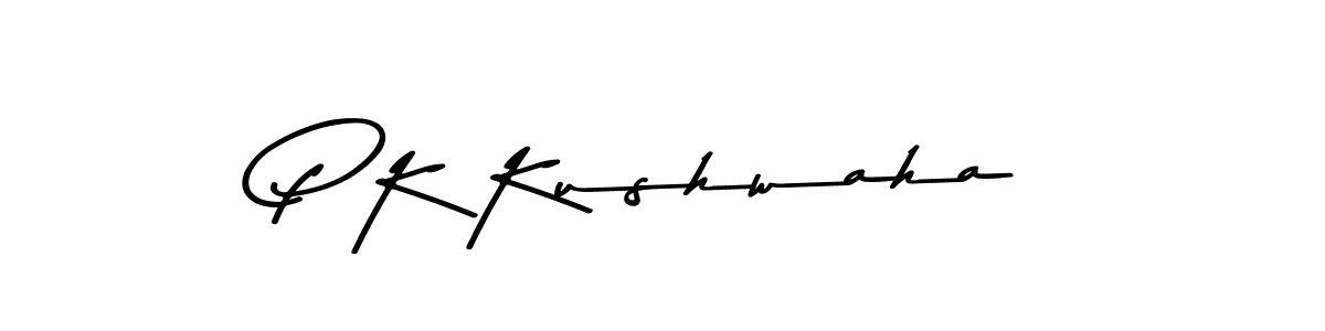 Design your own signature with our free online signature maker. With this signature software, you can create a handwritten (Asem Kandis PERSONAL USE) signature for name P K Kushwaha. P K Kushwaha signature style 9 images and pictures png