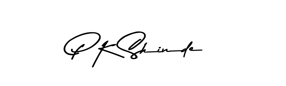 Create a beautiful signature design for name P K Shinde. With this signature (Asem Kandis PERSONAL USE) fonts, you can make a handwritten signature for free. P K Shinde signature style 9 images and pictures png