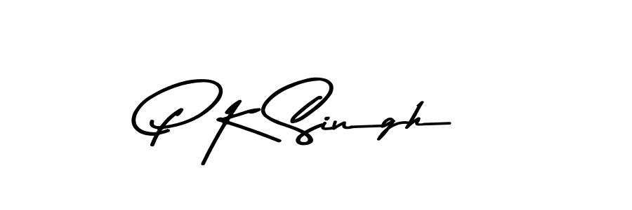 Create a beautiful signature design for name P K Singh. With this signature (Asem Kandis PERSONAL USE) fonts, you can make a handwritten signature for free. P K Singh signature style 9 images and pictures png