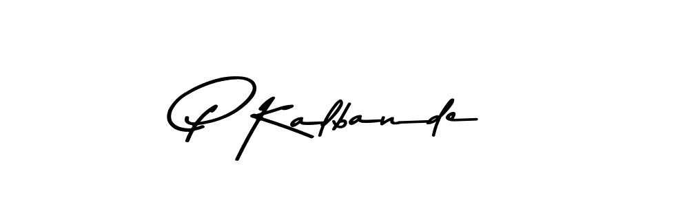 Asem Kandis PERSONAL USE is a professional signature style that is perfect for those who want to add a touch of class to their signature. It is also a great choice for those who want to make their signature more unique. Get P Kalbande name to fancy signature for free. P Kalbande signature style 9 images and pictures png