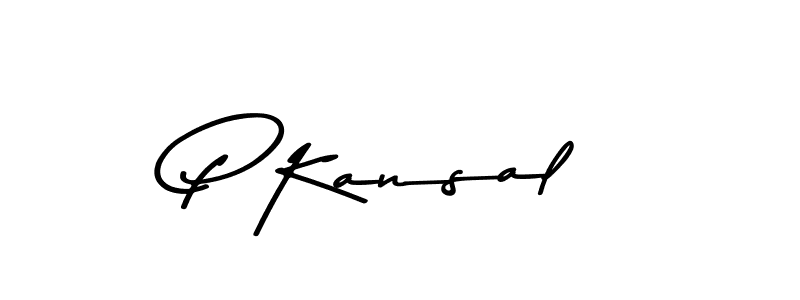 Design your own signature with our free online signature maker. With this signature software, you can create a handwritten (Asem Kandis PERSONAL USE) signature for name P Kansal. P Kansal signature style 9 images and pictures png