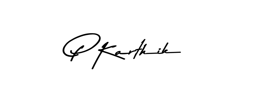 You can use this online signature creator to create a handwritten signature for the name P Karthik. This is the best online autograph maker. P Karthik signature style 9 images and pictures png