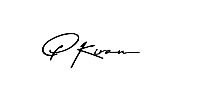 Use a signature maker to create a handwritten signature online. With this signature software, you can design (Asem Kandis PERSONAL USE) your own signature for name P Kiran. P Kiran signature style 9 images and pictures png