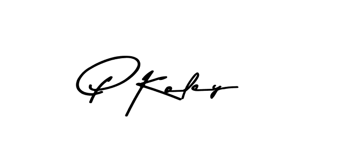 Best and Professional Signature Style for P Koley. Asem Kandis PERSONAL USE Best Signature Style Collection. P Koley signature style 9 images and pictures png