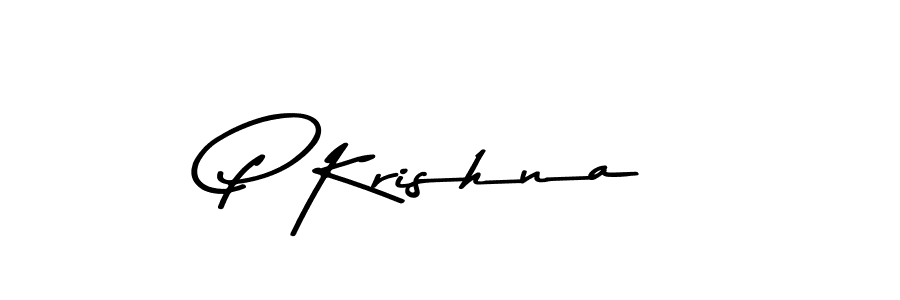 How to make P Krishna name signature. Use Asem Kandis PERSONAL USE style for creating short signs online. This is the latest handwritten sign. P Krishna signature style 9 images and pictures png