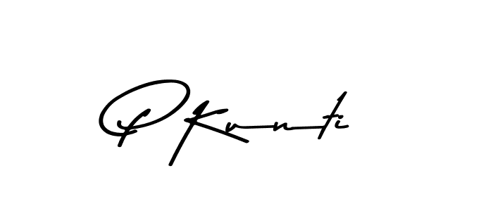 Make a beautiful signature design for name P Kunti. Use this online signature maker to create a handwritten signature for free. P Kunti signature style 9 images and pictures png
