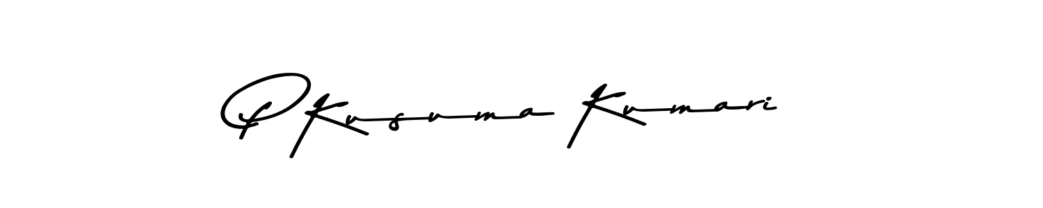 This is the best signature style for the P Kusuma Kumari name. Also you like these signature font (Asem Kandis PERSONAL USE). Mix name signature. P Kusuma Kumari signature style 9 images and pictures png