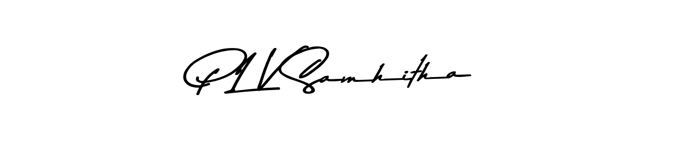 Here are the top 10 professional signature styles for the name P L V Samhitha. These are the best autograph styles you can use for your name. P L V Samhitha signature style 9 images and pictures png