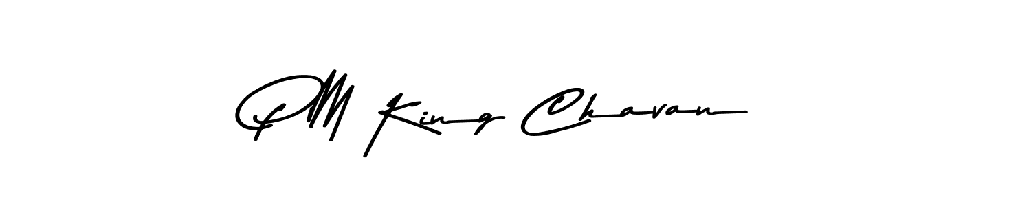 Asem Kandis PERSONAL USE is a professional signature style that is perfect for those who want to add a touch of class to their signature. It is also a great choice for those who want to make their signature more unique. Get P M King Chavan name to fancy signature for free. P M King Chavan signature style 9 images and pictures png
