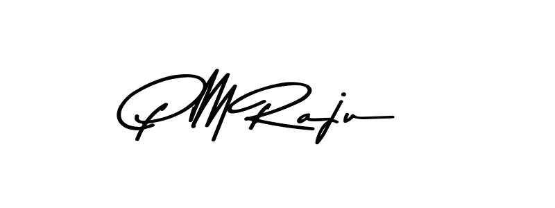 How to make P M Raju signature? Asem Kandis PERSONAL USE is a professional autograph style. Create handwritten signature for P M Raju name. P M Raju signature style 9 images and pictures png