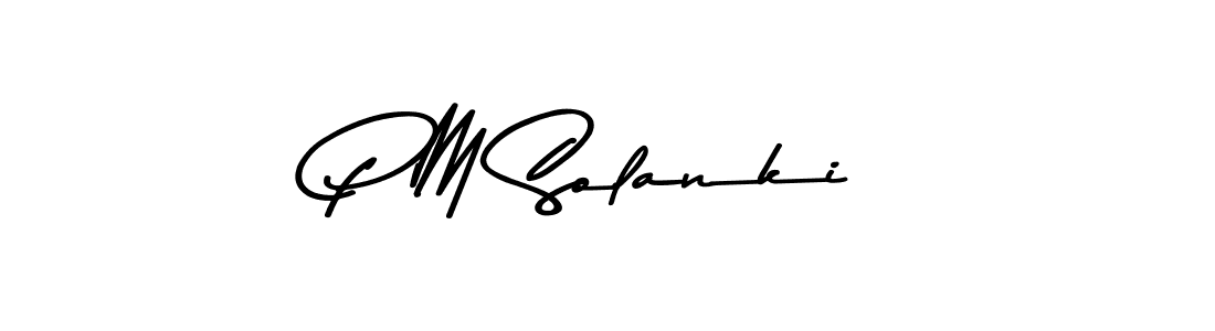 Also we have P M Solanki name is the best signature style. Create professional handwritten signature collection using Asem Kandis PERSONAL USE autograph style. P M Solanki signature style 9 images and pictures png