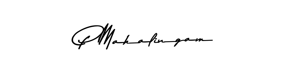 Design your own signature with our free online signature maker. With this signature software, you can create a handwritten (Asem Kandis PERSONAL USE) signature for name P Mahalingam. P Mahalingam signature style 9 images and pictures png