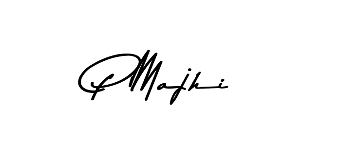 Make a beautiful signature design for name P Majhi. With this signature (Asem Kandis PERSONAL USE) style, you can create a handwritten signature for free. P Majhi signature style 9 images and pictures png