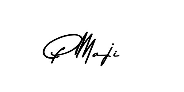 The best way (Asem Kandis PERSONAL USE) to make a short signature is to pick only two or three words in your name. The name P Maji include a total of six letters. For converting this name. P Maji signature style 9 images and pictures png