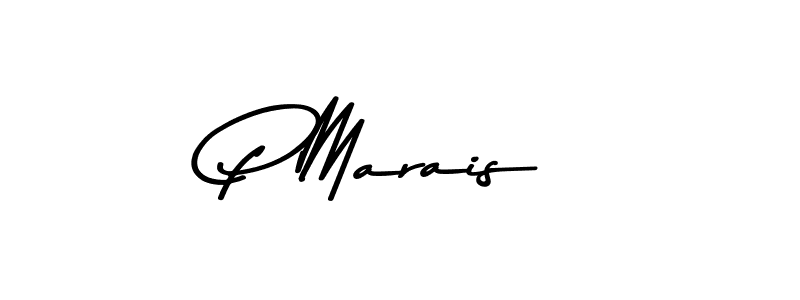 How to make P Marais signature? Asem Kandis PERSONAL USE is a professional autograph style. Create handwritten signature for P Marais name. P Marais signature style 9 images and pictures png