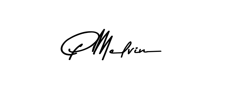 How to Draw P Melvin signature style? Asem Kandis PERSONAL USE is a latest design signature styles for name P Melvin. P Melvin signature style 9 images and pictures png