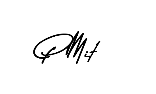 How to make P Mit signature? Asem Kandis PERSONAL USE is a professional autograph style. Create handwritten signature for P Mit name. P Mit signature style 9 images and pictures png