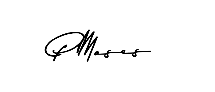 Design your own signature with our free online signature maker. With this signature software, you can create a handwritten (Asem Kandis PERSONAL USE) signature for name P Moses. P Moses signature style 9 images and pictures png