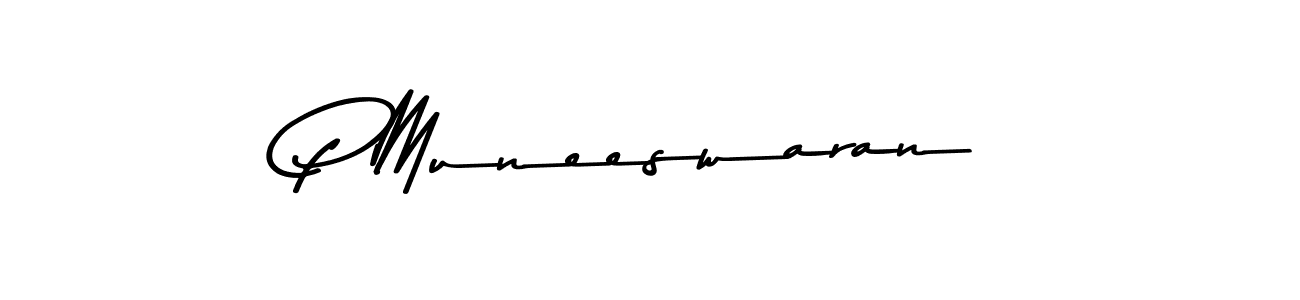 How to make P Muneeswaran signature? Asem Kandis PERSONAL USE is a professional autograph style. Create handwritten signature for P Muneeswaran name. P Muneeswaran signature style 9 images and pictures png