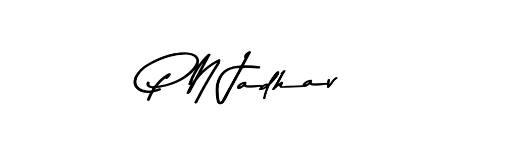 Use a signature maker to create a handwritten signature online. With this signature software, you can design (Asem Kandis PERSONAL USE) your own signature for name P N Jadhav. P N Jadhav signature style 9 images and pictures png