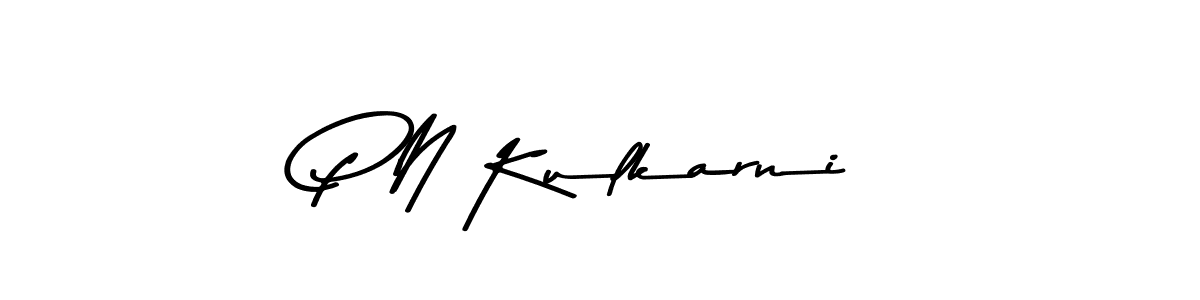 Use a signature maker to create a handwritten signature online. With this signature software, you can design (Asem Kandis PERSONAL USE) your own signature for name P N Kulkarni. P N Kulkarni signature style 9 images and pictures png