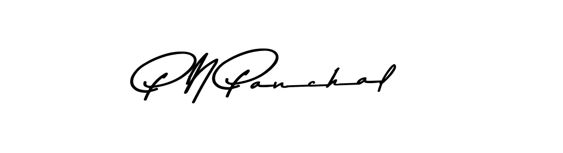 Create a beautiful signature design for name P N Panchal. With this signature (Asem Kandis PERSONAL USE) fonts, you can make a handwritten signature for free. P N Panchal signature style 9 images and pictures png