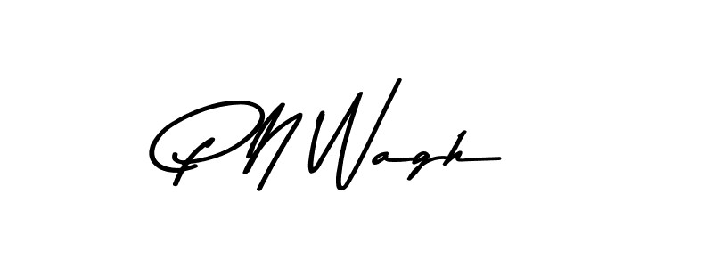 The best way (Asem Kandis PERSONAL USE) to make a short signature is to pick only two or three words in your name. The name P N Wagh include a total of six letters. For converting this name. P N Wagh signature style 9 images and pictures png