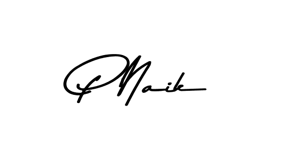 How to make P Naik name signature. Use Asem Kandis PERSONAL USE style for creating short signs online. This is the latest handwritten sign. P Naik signature style 9 images and pictures png