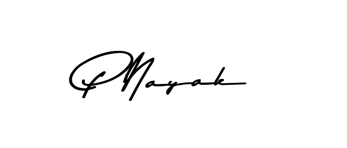 Design your own signature with our free online signature maker. With this signature software, you can create a handwritten (Asem Kandis PERSONAL USE) signature for name P Nayak. P Nayak signature style 9 images and pictures png