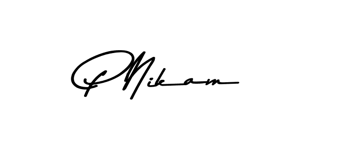 This is the best signature style for the P Nikam name. Also you like these signature font (Asem Kandis PERSONAL USE). Mix name signature. P Nikam signature style 9 images and pictures png
