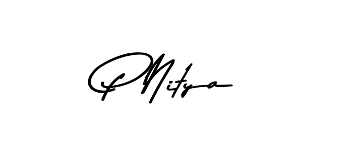 Asem Kandis PERSONAL USE is a professional signature style that is perfect for those who want to add a touch of class to their signature. It is also a great choice for those who want to make their signature more unique. Get P Nitya name to fancy signature for free. P Nitya signature style 9 images and pictures png