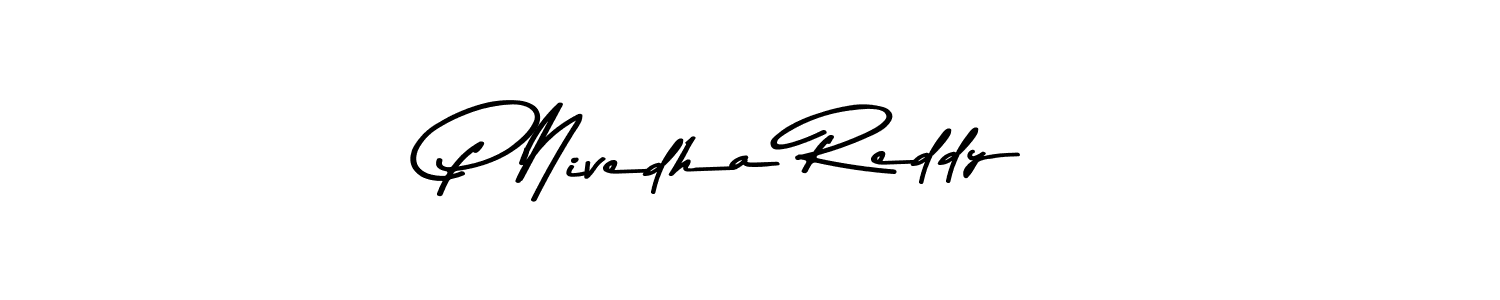 Use a signature maker to create a handwritten signature online. With this signature software, you can design (Asem Kandis PERSONAL USE) your own signature for name P Nivedha Reddy. P Nivedha Reddy signature style 9 images and pictures png