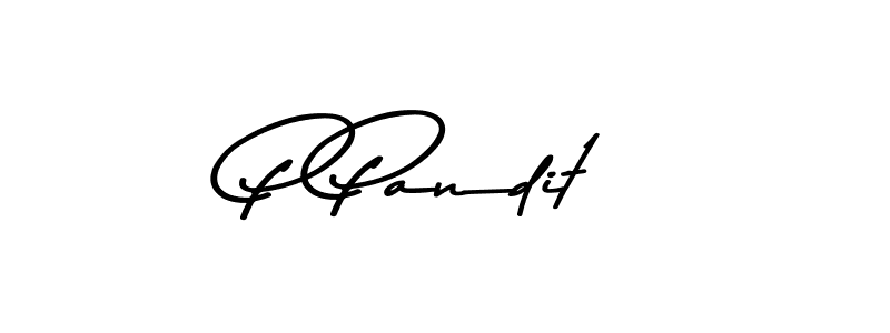 P Pandit stylish signature style. Best Handwritten Sign (Asem Kandis PERSONAL USE) for my name. Handwritten Signature Collection Ideas for my name P Pandit. P Pandit signature style 9 images and pictures png