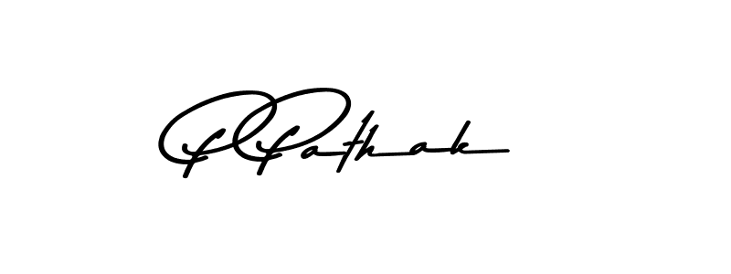 The best way (Asem Kandis PERSONAL USE) to make a short signature is to pick only two or three words in your name. The name P Pathak include a total of six letters. For converting this name. P Pathak signature style 9 images and pictures png