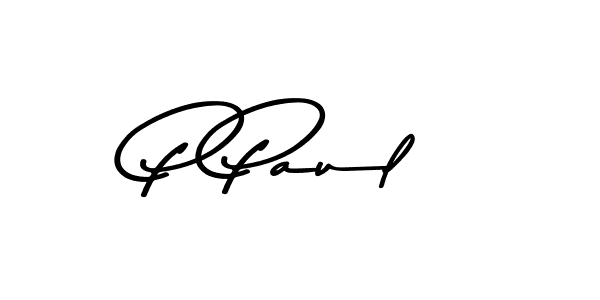 Design your own signature with our free online signature maker. With this signature software, you can create a handwritten (Asem Kandis PERSONAL USE) signature for name P Paul. P Paul signature style 9 images and pictures png