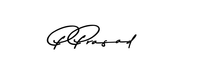 How to make P Prasad name signature. Use Asem Kandis PERSONAL USE style for creating short signs online. This is the latest handwritten sign. P Prasad signature style 9 images and pictures png