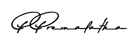 Explore multiple handwriting variations for P Premalatha including this stunning Asem Kandis PERSONAL USE design. Free to use across all platforms. P Premalatha signature style 9 images and pictures png