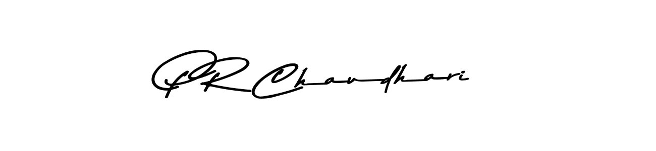 How to make P R Chaudhari signature? Asem Kandis PERSONAL USE is a professional autograph style. Create handwritten signature for P R Chaudhari name. P R Chaudhari signature style 9 images and pictures png