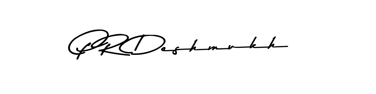 You should practise on your own different ways (Asem Kandis PERSONAL USE) to write your name (P R Deshmukh) in signature. don't let someone else do it for you. P R Deshmukh signature style 9 images and pictures png