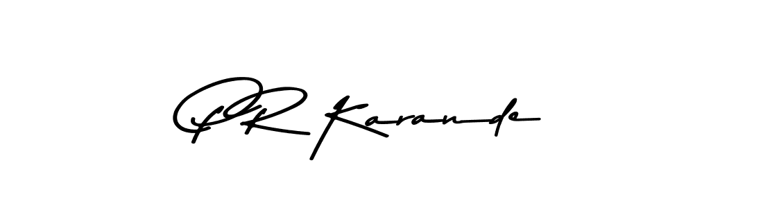 You can use this online signature creator to create a handwritten signature for the name P R Karande. This is the best online autograph maker. P R Karande signature style 9 images and pictures png