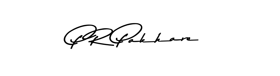 How to make P R Pakhare signature? Asem Kandis PERSONAL USE is a professional autograph style. Create handwritten signature for P R Pakhare name. P R Pakhare signature style 9 images and pictures png