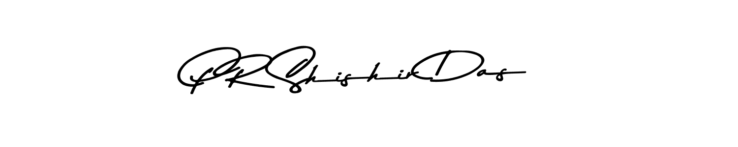 Asem Kandis PERSONAL USE is a professional signature style that is perfect for those who want to add a touch of class to their signature. It is also a great choice for those who want to make their signature more unique. Get P R Shishir Das name to fancy signature for free. P R Shishir Das signature style 9 images and pictures png