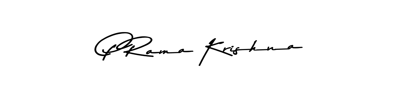 Design your own signature with our free online signature maker. With this signature software, you can create a handwritten (Asem Kandis PERSONAL USE) signature for name P Rama Krishna. P Rama Krishna signature style 9 images and pictures png